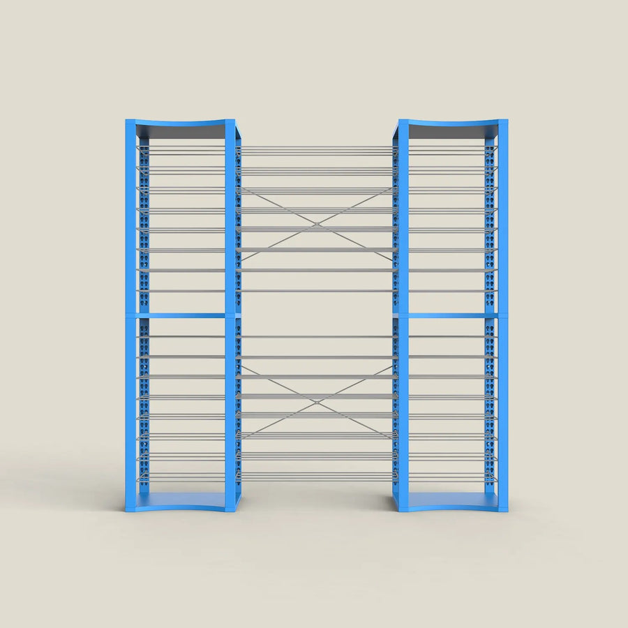 BoxKing + 14 extra wide shelves + 32 shelves