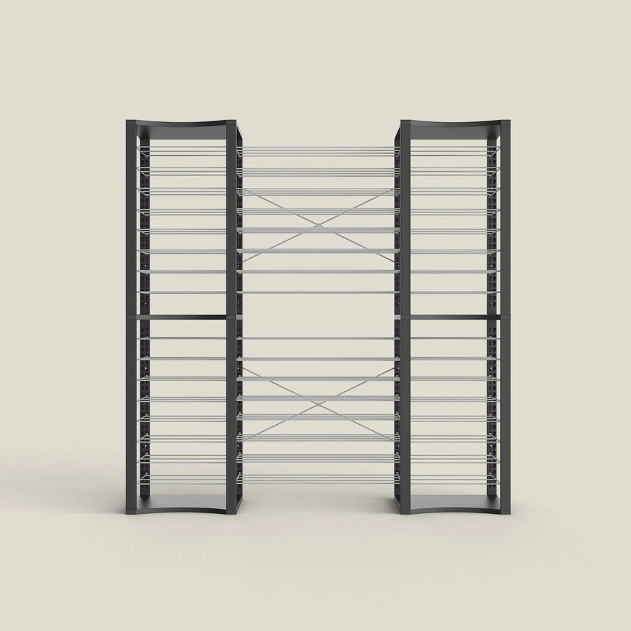 BoxKing + 14 extra wide shelves + 32 shelves