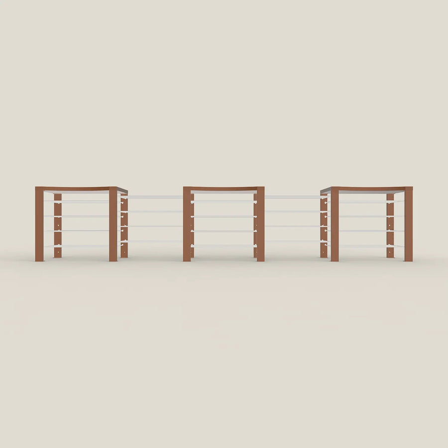 Triple ShortThrone with 20 shelves| BoxKing Gaming