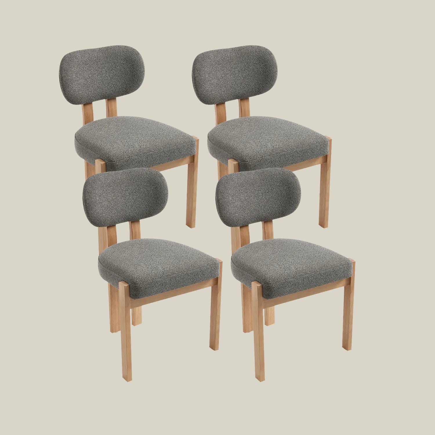 Wooden Upholstered Chairs Set of 2 | BoxKing Gaming