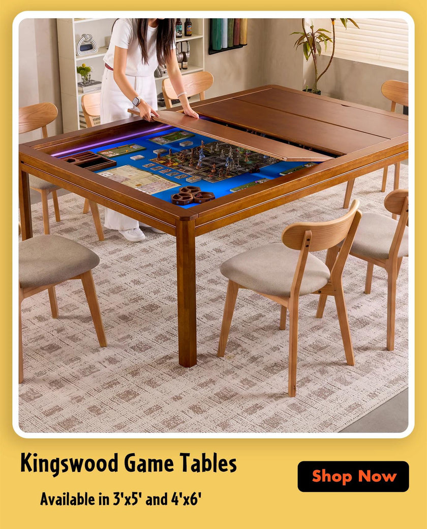 Kingswood Game TablesAvailable in 3'x5' and 4'x6'