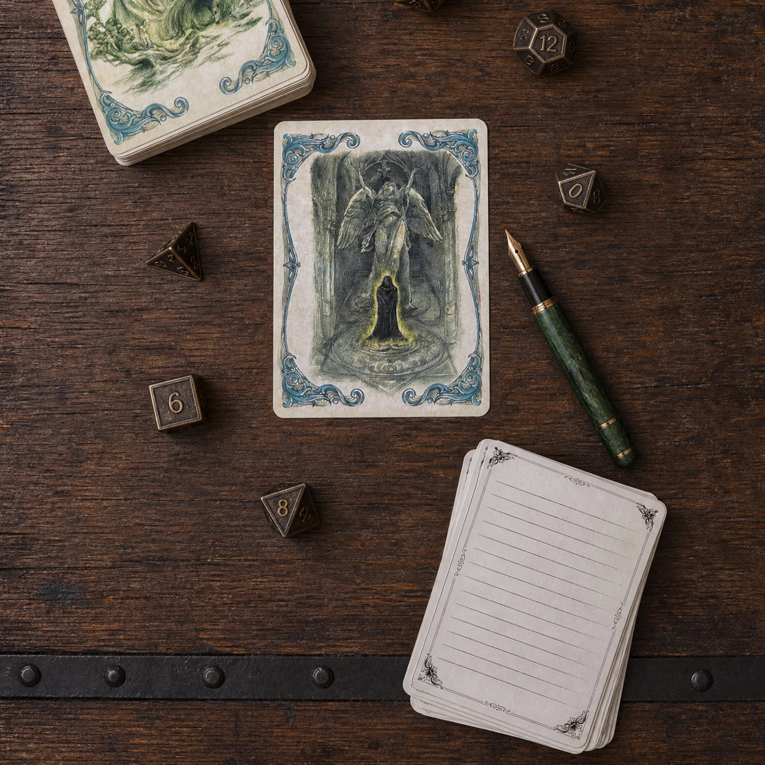 Writable spell cards for RPG campaigns