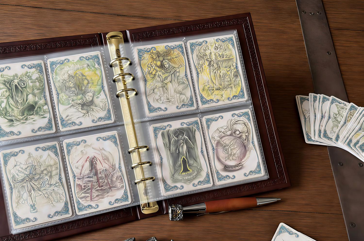 Writable spell cards for RPG campaigns