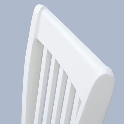 Wooden Back Chairs -  Set of 2